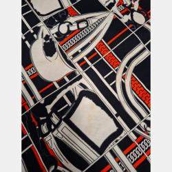 Pre Owned Hermes En Desordre et Chaines Mini Dress FR 34