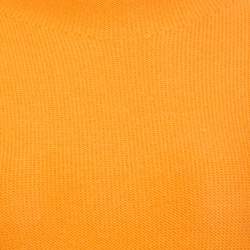 Hermes Yellow Cashmere Short Sleeve Sweater S