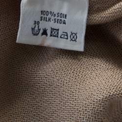 Hermes Metallic Silk and Lurex Knit Sweater M 