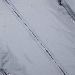 Hermes Navy Blue Quilted Reversible Jacket XS