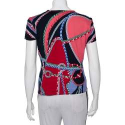 Hermes Multicolor Printed Cotton Short Sleeve T-Shirt M