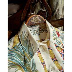 Hermes Multicolor Camicia in seta Shirt Size Tg.36 FR