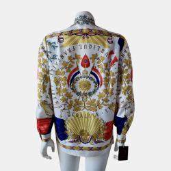 Hermes Multicolor Camicia in seta Shirt Size Tg.36 FR