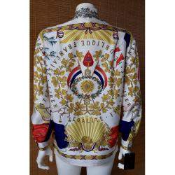 Hermes Multicolor Camicia in seta Shirt Size Tg.36 FR