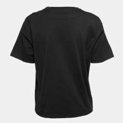 Hermes Black Cotton Clic-Clouc Print T-Shirt M