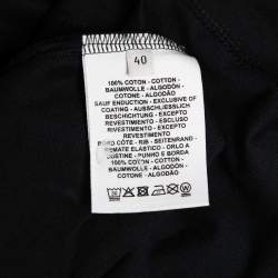 Hermes Black Cotton Clic-Clouc Print T-Shirt M