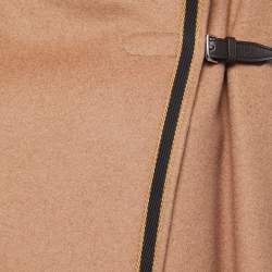 Hermes Brown Camel Hair Mid Length Coat M