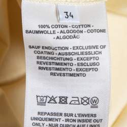 Hermes Yellow Cotton Faubourg Rainbow Print T-Shirt S