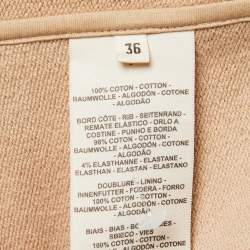 Pre Owned Hermes Beige Fantaisie d' Etriers Printed Cotton Hoodie S
