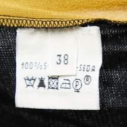 Hermes Multicolor Striped Silk Wrap Effect Sleeveless Knit Top M