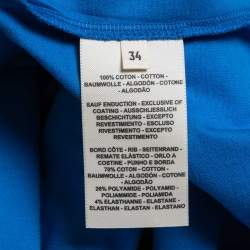 Hermes Blue Cotton Promenade Du Matin Print T-Shirt S
