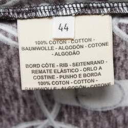 Pre Owned Hermès Black Promenade du Matin Cotton Crew Neck T-Shirt L