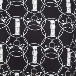 Pre Owned Hermès Black Promenade du Matin Cotton Crew Neck T-Shirt L