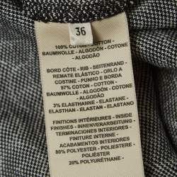 Hermes Black H Rond Jacquard Knit T-Shirt S