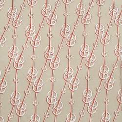 Hermes Beige Chain Print Cotton Short Sleeve T-Shirt L
