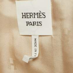 Hermes Pink Leather Button Detail Vest M