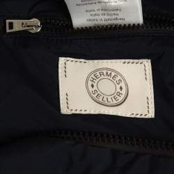 Hermes Navy Navy Blue Synthetic Puffer Vest M