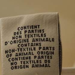 Hermes White Cotton Twill Skinny Trousers M