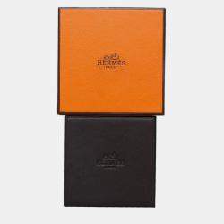 Hermes Rose Gold Ex-Libris Stud Earrings