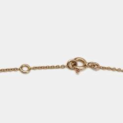 Hermes Farandole 18k Rose Gold Small Pendant Necklace