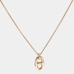 Hermes Farandole 18k Rose Gold Small Pendant Necklace
