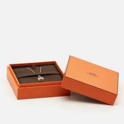 Hermes Amulettes Constance Diamond 18k Rose Gold Necklace