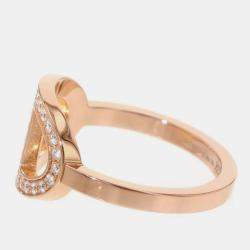 Hermes 18K Pink Gold Chaine D'Ancre Contour Size 51/#11 Mm