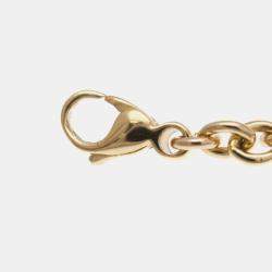 Hermes 18K Pink Gold Amulettes Kelly Diamond Charm Bracelet