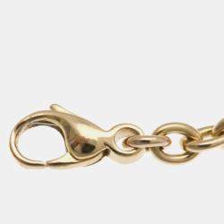 Hermes 18K Pink Gold Amulettes Kelly Diamond Charm Bracelet