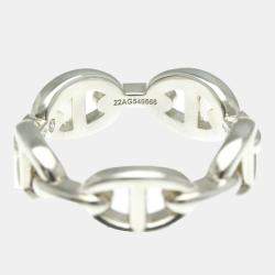 Hermes Silver Chaine d'ancre Bracelet