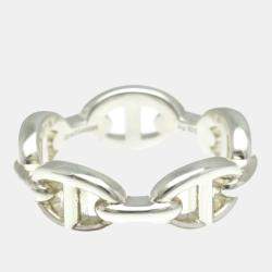 Hermes Silver Chaine d'ancre Bracelet