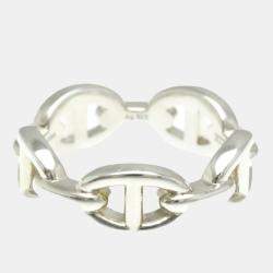 Hermes Silver Chaine d'ancre Bracelet