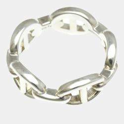 Hermes Silver Chaine d'ancre Bracelet