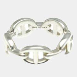Hermes Silver Chaine d'ancre Bracelet