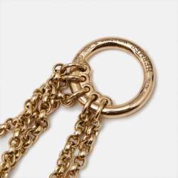 Hermès Clou D'H Diamond 18k Rose Gold Bracelet 15 