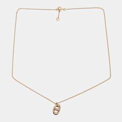 Hermes 18K Rose Gold Small Model Farandole Pendant Necklace