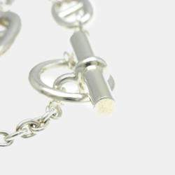 Hermes Chaine D'ancre Farandole Silver 925 No Stone Charm Bracelet Silver