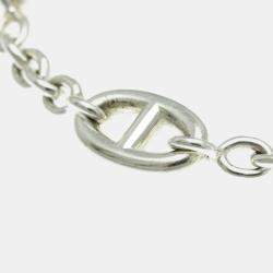 Hermes Chaine D'ancre Farandole Silver 925 No Stone Charm Bracelet Silver