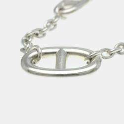 Hermes Chaine D'ancre Farandole Silver 925 No Stone Charm Bracelet Silver