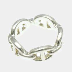 Hermes Chaine D'ancre Ring Silver 925 Fashion No Stone Band Ring Silver