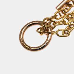Hermes Chaine D'ancre Farandole 18K Rose Gold Charm Bracelet