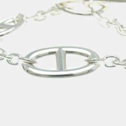 Hermes Chaine D'ancre Farandole Silver Charm Bracelet