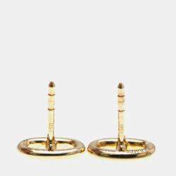 Hermes Chaine D'ancre Farandole 18K Rose Gold Stud Earrings