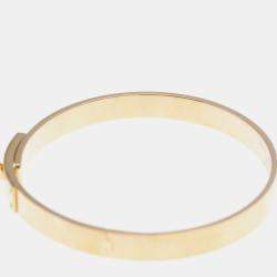 Hermes Kelly PM 18K Rose Gold and Diamond Bangle