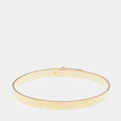 Hermes Kelly PM 18K Rose Gold and Diamond Bangle