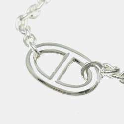 Hermes Chaine D'ancre Farandole Bracelet Silver 925 No Stone Charm Bracelet Silver