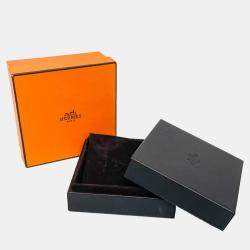 Pre Owned Hermes Collier de Chien Small 18K White Gold and Diamond Bangle Bracelet