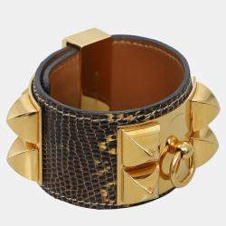 Pre Owned سوار هيرمس ليزرد كولير دو شاين