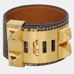 Pre Owned سوار هيرمس ليزرد كولير دو شاين