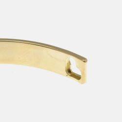 Pre Owned Hermes Collier De Chien PM Pink Gold 18K Carat/0.24 Diamond Bangle